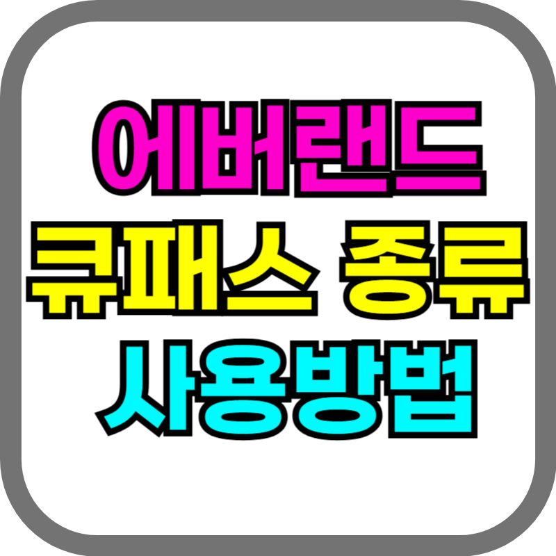 에버랜드 큐패스